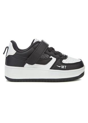 Дитячі кеди 66538 чорні штучна шкіра active sport comfort