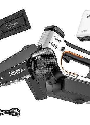 Аккумуляторная мини-пила бесщеточная litheli от повербанка умб litheli powerbank 10000 мач 45вт top shop ua_