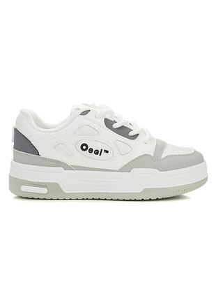 Дитячі кеди 66521 білі штучна шкіра active sport comfort