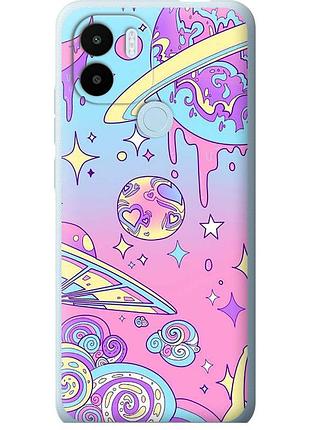 Чехол силиконовый на телефон xiaomi redmi a1 plus розовая галактика "4146u-2942-58250"
