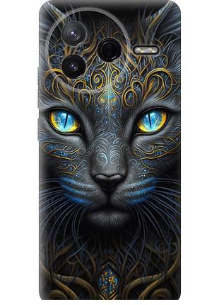 Чехол силиконовый на телефон xiaomi poco f7 pro кошка "5548u-4085-58250"