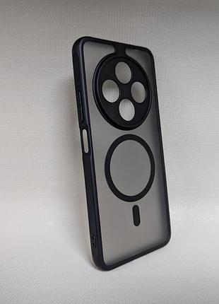 Чехол xiaomi redmi 14c / poco c75 bq magsafe противоударный матовый черный
