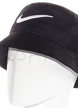 Панама брендова літня з бавовни панамка котонова універсальна nike pkh21945 чорний