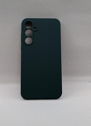 Samsung galaxy a55 | противоударный чехол | soft touch | зеленый