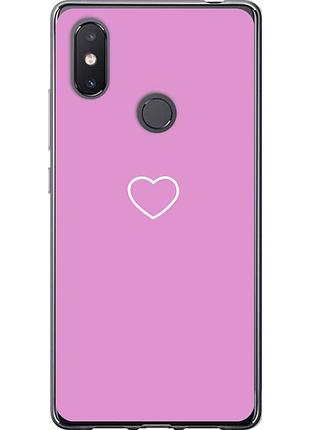 Чехол силиконовый на телефон xiaomi mi8 se сердце 2 "4863u-1504-58250"