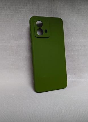 Чохол motorola g84 | протиударний | soft touch | оливковий