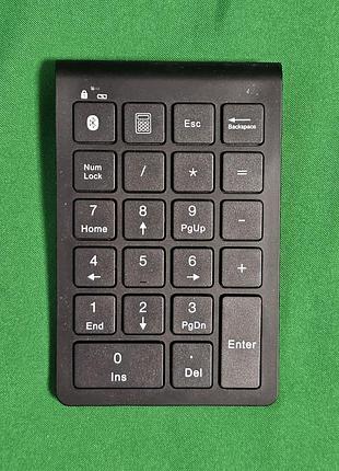 Клавиатура цифровая беспроводная bluetooth bt304 с аккумулятором.