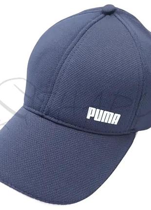 Кепка кукуруза на регуляторе-липучке бейсболка с брендовой накаткой puma bsh24707 темно-синий
