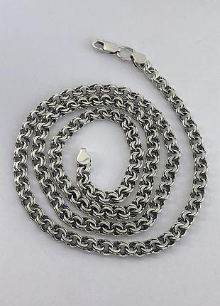 Серебряная цепочка "бисмарк" 18-23гр 55