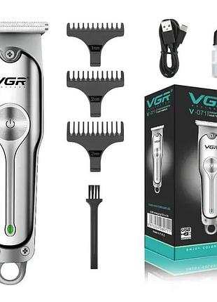 Акумуляторна машинка для стрижки волосся vgr v-071 top shop ua_