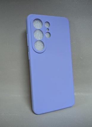 Чехол для samsung s26 ultra / самсунг с26 ультра, wave soft touch, tpu с микрофиброй, лиловый