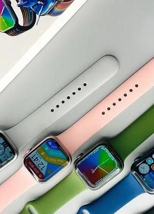 Смарт-часы smart watch gs7 mini 41 мм, фитнес часы с тонометром и пульсоксиметром top shop ua_