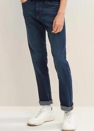 Джинси marvin straight 1032779-10136 tom tailor 28/32 темно-синій 1032779-10136