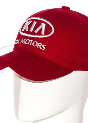 Бейсболка автомобильная кепка с регулировкой из плотного коттона kia bth20674 красный