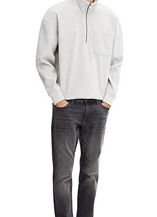 Джинси marvin straight 1032779-10233 tom tailor 28/32 темно-сірий 1032779-10233