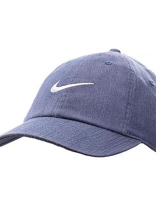 Чоловіча / жіноча бейсболка найк оригінал nike u nsw h86 swoosh denim cap dj6220-410