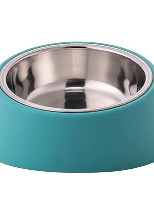 Миска для собак "pet style" с защитой шеи 15,4*8,5 см голубая