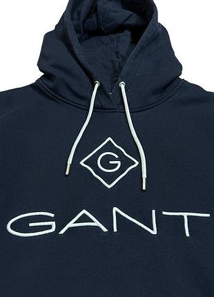 Оригинальное женское худи gant  размер m капюшоном кофта гант женский батник женская пайта реглан свитшот лонгслив котоновое хлопковое хлопковая _1 5