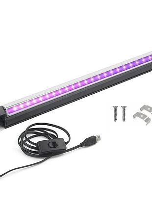 Лампа ультрафиолетовая usb t5uv 6w светодиодная 395nm