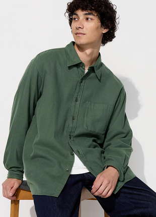 Сорочка фланель uniqlo (470182)