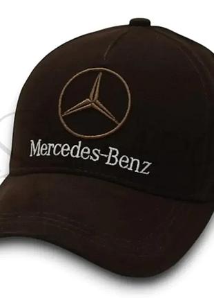 Кепка автомобильная бейсболка с регулировкой из плотного коттона mercedes-benz bth20792 темно-коричневый