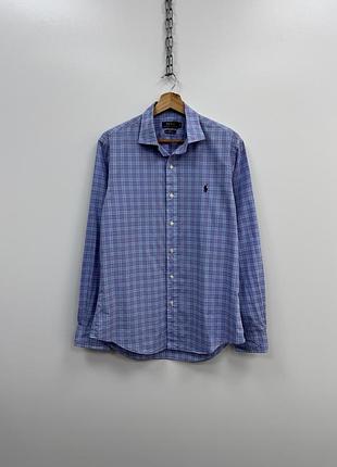 Чоловіча сорочка у клітинку polo ralph lauren