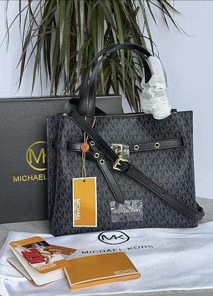 Женская сумка michael kors jet set charm, сумка майкл корс, сумка с принтом майкл корс, офисная сумка, деловая сумка, шопер