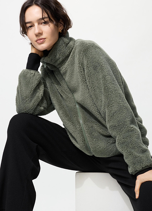 Кардиган fluffy fleece uniqlo (479611)