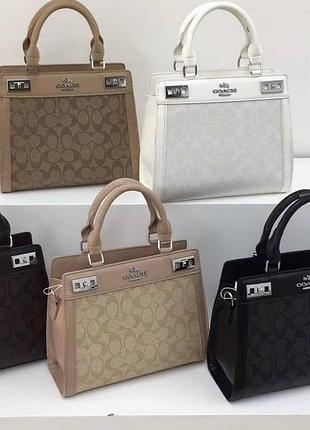 Женская сумка coach, сумка коач, сумка через плечо, cross body, шоппер, кросс боди, офисная сумка