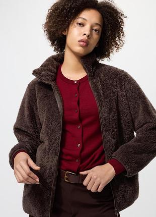 Кардиган fluffy fleece uniqlo (479611)