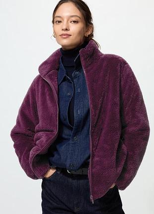 Кардиган fluffy fleece uniqlo (479611)