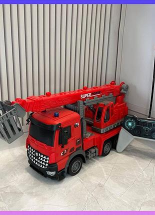 Уценка! детская машинка на радиоуправлении пожарная машина yj-119-1 аккумуляторная