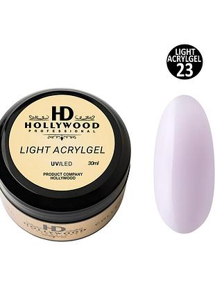 Рідкий акригель light acrygel 23 hd hollywood