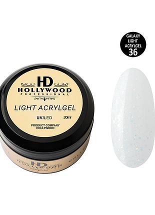 Рідкий акригель light acrygel 36 hd hollywood