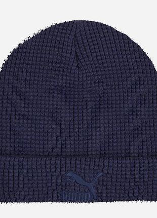 Чоловіча / жіноча шапка пума оригінал puma classics mid fit beanie 2567703