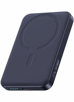 Power bank baseus enerfill fm11 10000 mah зі швидкою зарядкою 22.5w, бездротовою зарядкою 15w magsafe для iphone black