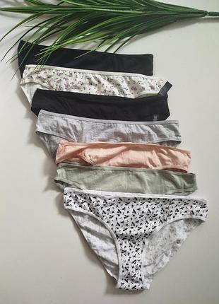 Хлопковые трусы трусики primark