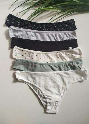 Хлопковые трусы трусики primark
