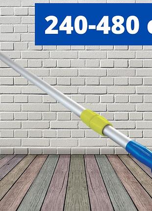 Телескопическая штанга для бассейна kokido design-o 240-480 см ручки для бассейна, штанга для сачка