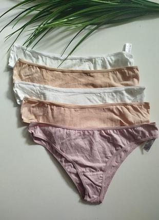 Хлопковые трусы трусики primark