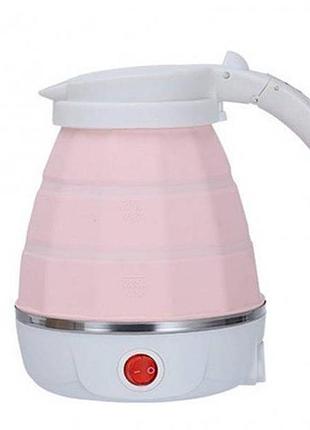 Складной чайник elecreic kettle розовый top shop ua_