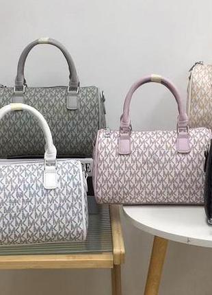 Сумка michael kors, сумка майкл корс бочонок, сумка с принтом майкл корс, кросс боди, сумка через плечо