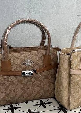 Женская сумка coach, сумка коач, сумка шоппер, модная сумка, офисная сумка, shopper, шопер разные цвета