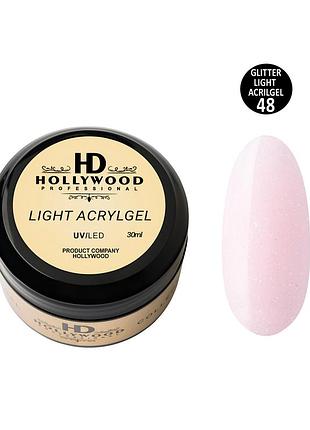 Рідкий акригель light acrygel 48 hd hollywood