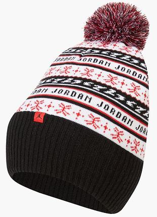 Чоловіча / жіноча шапка найк джордан оригінал nike jordan cuffed beanie jm hol da2091-100