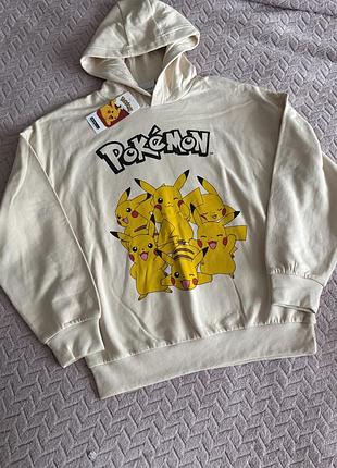 Худі pokemon для підлітка хлопця кофта з капюшоном покемон 158-164 розмір 13-14 років