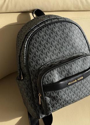 Городской рюкзак michael kors из кожи женский рюкзак майкл корс ранец ручной поклажи для девушки кожаный брендовый мишель корс