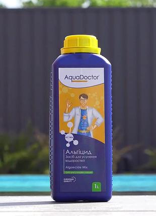 Альгіцид засіб від водоростей aquadoctor ac 1л рідкий концентрат альгіциду засоби для басейнів альгекс