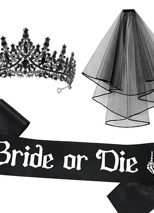 17-16 набор аксессуаров для тематического девичника bride or die