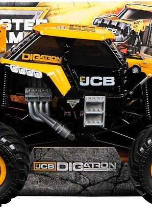 Монстр-трак monster jam jcb digatron 1:24 экскаватор оригинал металлический кузов
